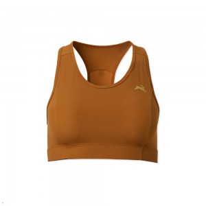 Tracksmith Allston Women's Bra Caramel NZ | 69874BSAW