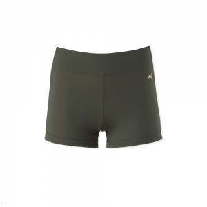 Tracksmith Bell Lap Women's Shorts Beetle Green NZ | 41785HESY