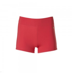 Tracksmith Bell Lap Women's Shorts Dark Rose NZ | 92610DHGT