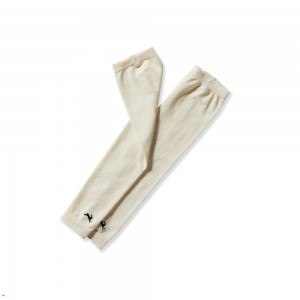 Tracksmith Brighton Arm Warmer Ivory NZ | 69278WICQ