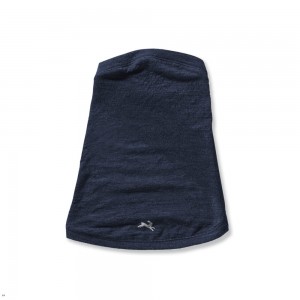 Tracksmith Brighton Neck Warmer Navy NZ | 68301ZBXK