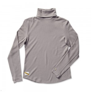 Tracksmith Fells Turtleneck Women's Base Layer Gray NZ | 82657YXOG