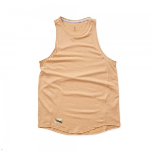 Tracksmith Harrier Women's Tank Peach NZ | 01378WCQD