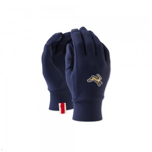 Tracksmith Inverno Gloves Navy NZ | 49351EKRC