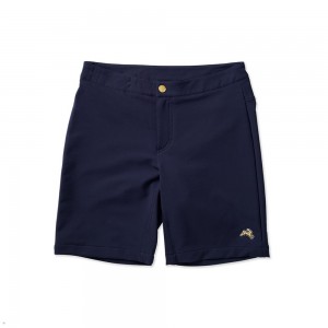 Tracksmith Longfellow Men's Shorts Navy NZ | 82976PDEG