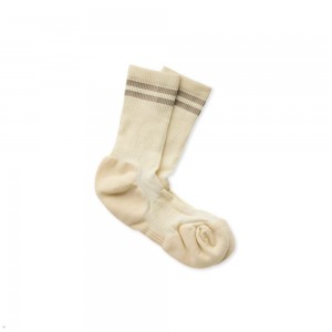 Tracksmith Merino Tube Sock Birch/Fog NZ | 12380YPUN