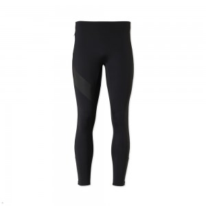 Tracksmith NDO Men's Tights Black NZ | 27019MFKW