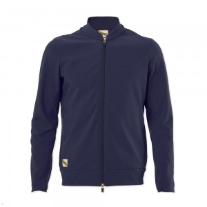 Tracksmith Nor'Easter Men's Jacket Navy NZ | 26489KJAF