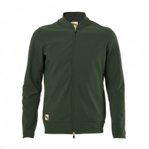 Tracksmith Nor'Easter Women's Jacket Forest NZ | 19652REDU