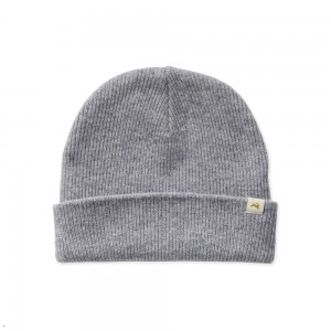 Tracksmith Prospect Beanie Frost Gray NZ | 16845ZJHE