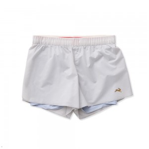 Tracksmith Rain Women's Shorts Mist NZ | 65183VLRM