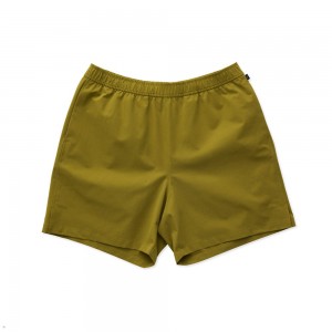 Tracksmith Rapid Transit Men's Shorts Olive NZ | 08263VSZJ