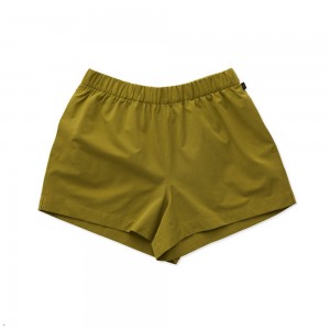 Tracksmith Rapid Transit Women's Shorts Olive NZ | 31420DLSI