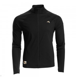 Tracksmith Session Men's Jacket Black NZ | 83741RBSD