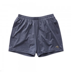 Tracksmith Session Men's Shorts Blue NZ | 72639DCWH