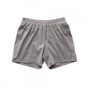 Tracksmith Session Men's Shorts Grey NZ | 51736VCJI