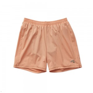 Tracksmith Session Men's Shorts Orange NZ | 69048METY