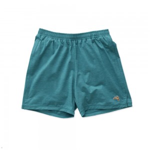 Tracksmith Session Men's Shorts Turquoise NZ | 51294TZNG