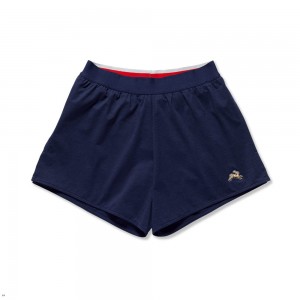 Tracksmith Session Speed Men's Shorts Navy NZ | 93018ILBF