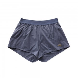 Tracksmith Session Speed Women's Shorts Stone Gray NZ | 57690OUEW