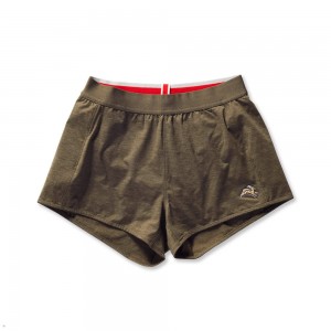 Tracksmith Session Speed Women's Shorts Tamarind NZ | 91783SKDL