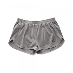 Tracksmith Session Women's Shorts Frost Gray NZ | 92365GNQX