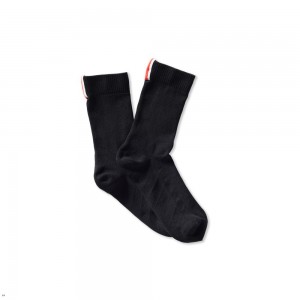 Tracksmith Speed Crew Sock Black NZ | 15784KJER