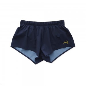 Tracksmith Strata Women's Shorts Navy NZ | 65892BIZR