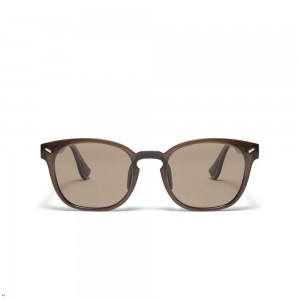 Tracksmith The Charles Sunglasses Brown NZ | 62741TCLS