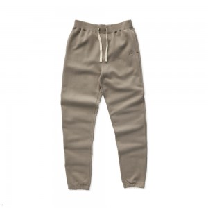 Tracksmith Trackhouse Men's Sweatpants Driftwood NZ | 36527FASP