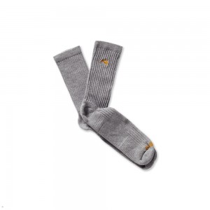 Tracksmith Trackhouse Tube Sock Gray NZ | 38027NFPJ