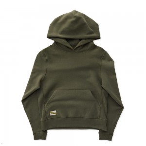 Tracksmith Trackhouse Women's Sweatshirt Beetle Green NZ | 41096KPGO