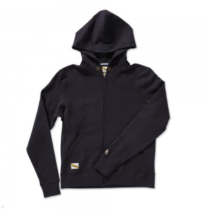 Tracksmith Trackhouse Zip Men's Sweatshirt Black NZ | 67052JCDK