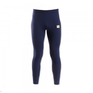 Tracksmith Turnover Men's Tights Navy NZ | 84615JEYD