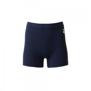 Tracksmith Turnover Short Women's Tights Navy NZ | 74913DPJE