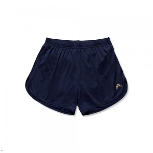 Tracksmith Twilight Women's Shorts Navy NZ | 80349WALE