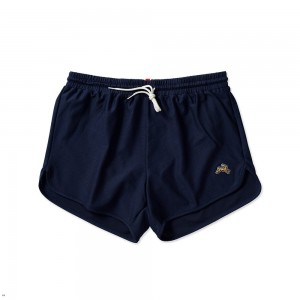 Tracksmith Van Cortlandt Men's Shorts Navy NZ | 71395ULHV