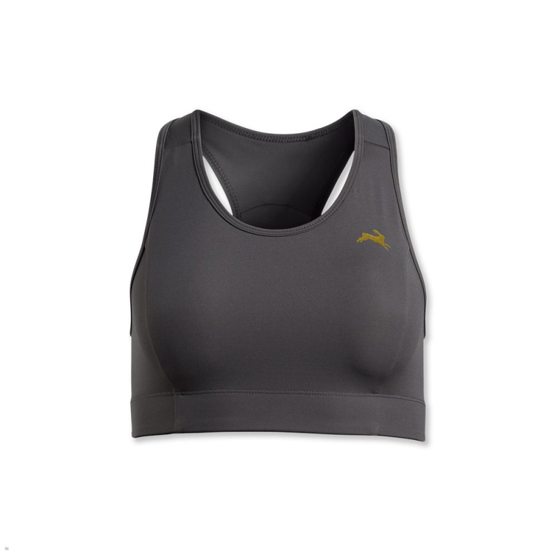 Tracksmith Allston Women\'s Bra Dark Gray NZ | 17952NYKL