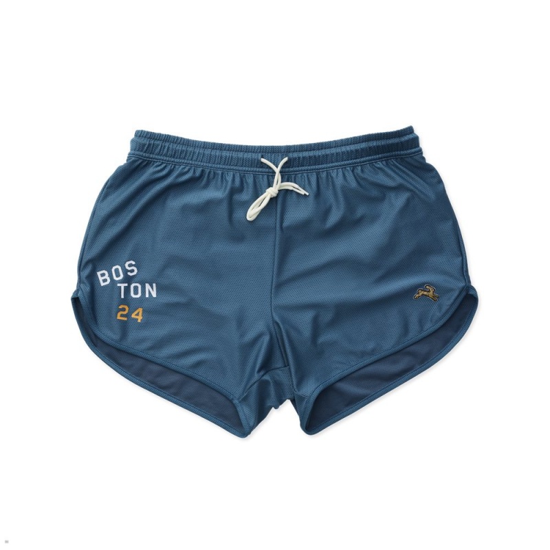 Tracksmith Boston Men\'s Shorts Sea NZ | 21379PJQC