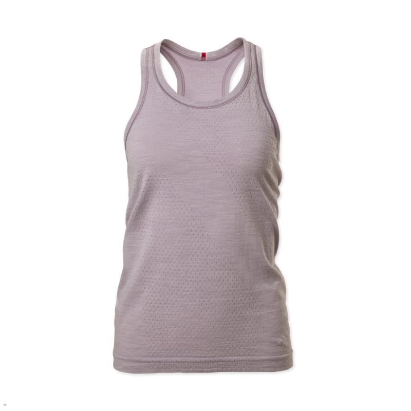 Tracksmith Brighton Base Layer Women\'s Tank Rain NZ | 19740MUPH