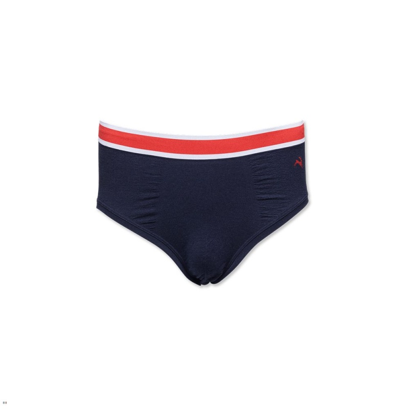 Tracksmith Brighton Briefs Men\'s Underwear Navy NZ | 82415BIPO