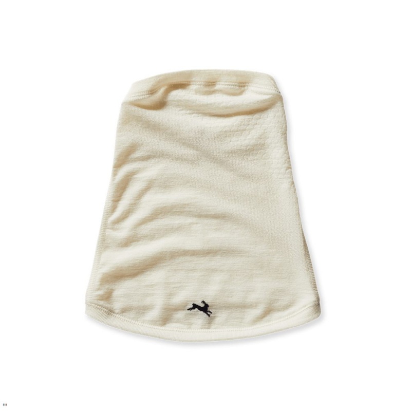 Tracksmith Brighton Neck Warmer Beige NZ | 21583VPSC