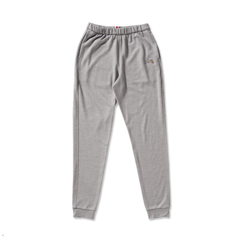 Tracksmith Downeaster Women\'s Pants Frost Gray NZ | 42081TIJL