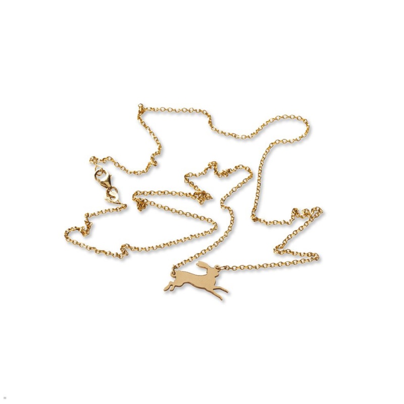 Tracksmith Eliot Chain Jewelry Gold NZ | 72639POEJ