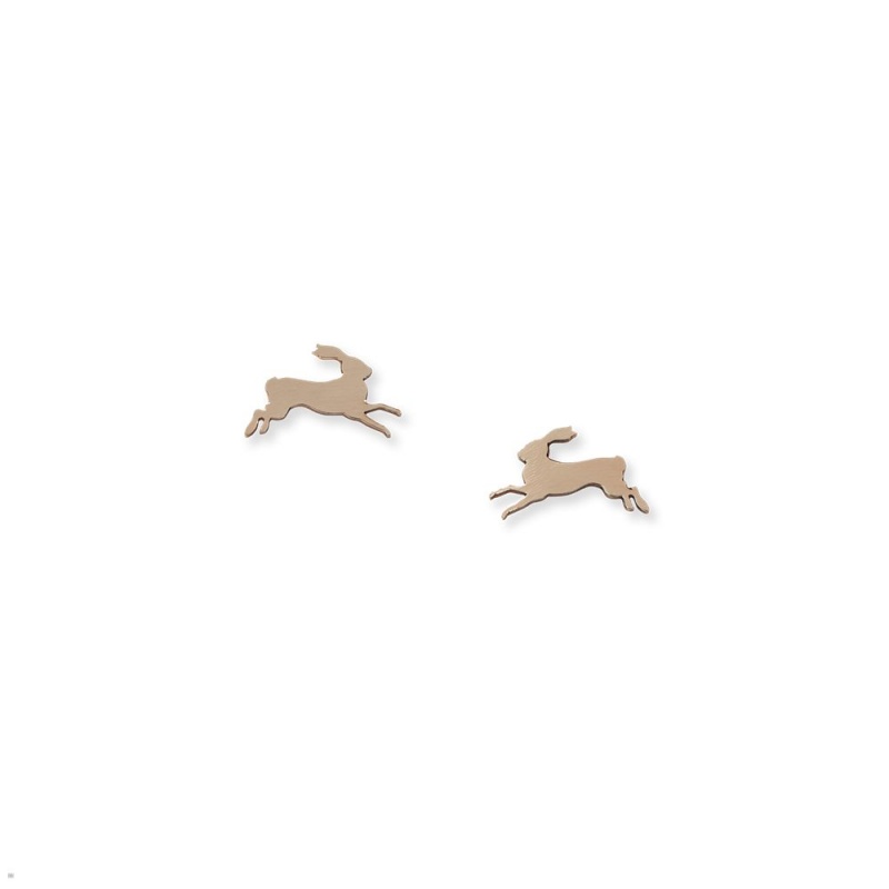 Tracksmith Eliot Earrings Jewelry Gold NZ | 60491QUMK