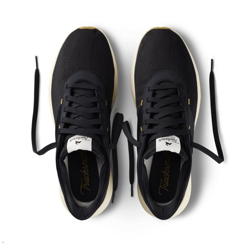 Tracksmith Eliot Runner Men's Shoes Black NZ | 72154WTFB