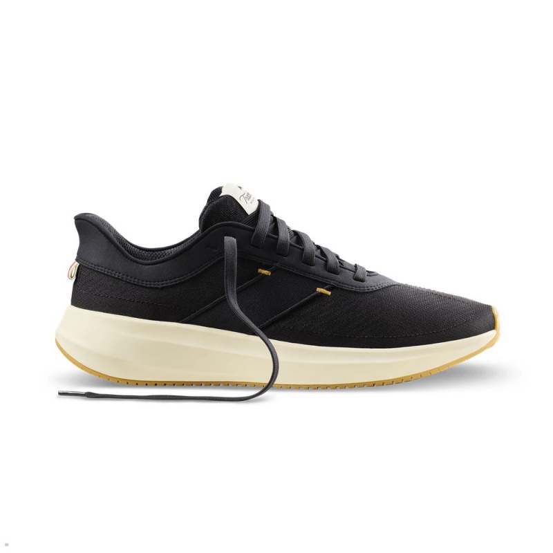 Tracksmith Eliot Runner Men's Shoes Black NZ | 72154WTFB