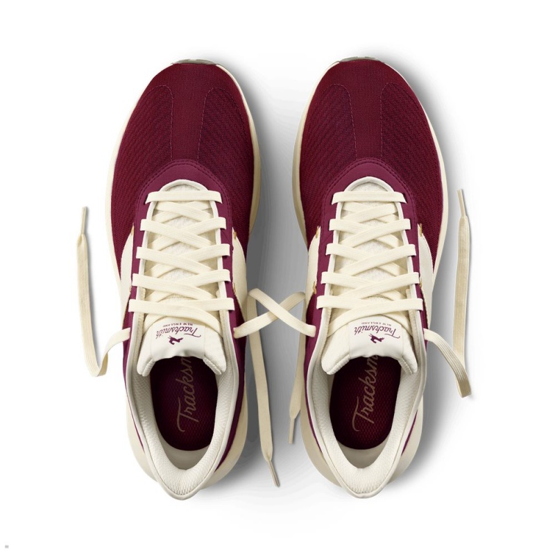 Tracksmith Eliot Runner Women's Shoes Wine/Ivory NZ | 31926SAWO