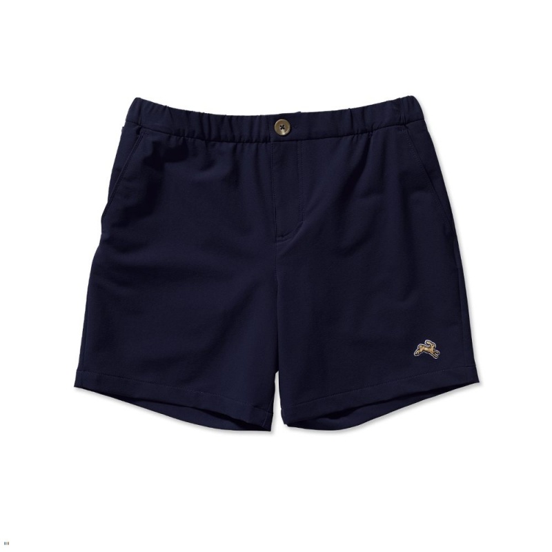 Tracksmith Falmouth Men\'s Shorts Navy NZ | 23190PZKH