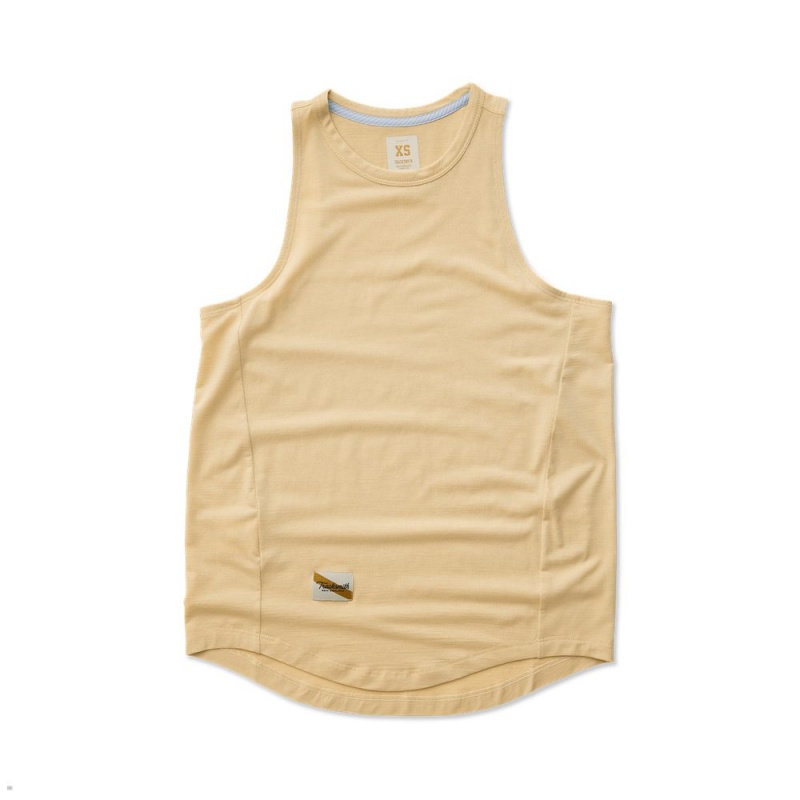 Tracksmith Harrier Women\'s Tank Apricot NZ | 35296AFJC